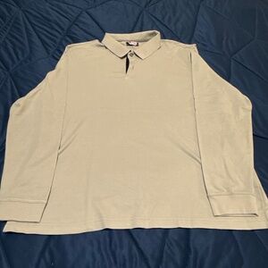 Long sleeve polo shirt